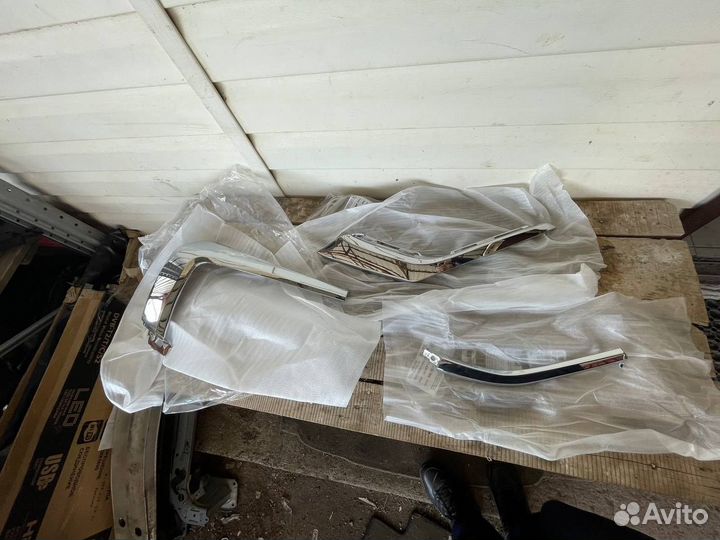 Молдинг бампера Митсубиси Аутлендер 3 GF