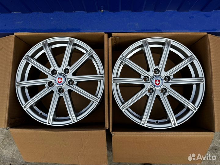 Диски R 16 5*114.3 ет 39 HRE Серебро