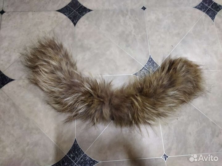 Меховой воротник натуральный мех