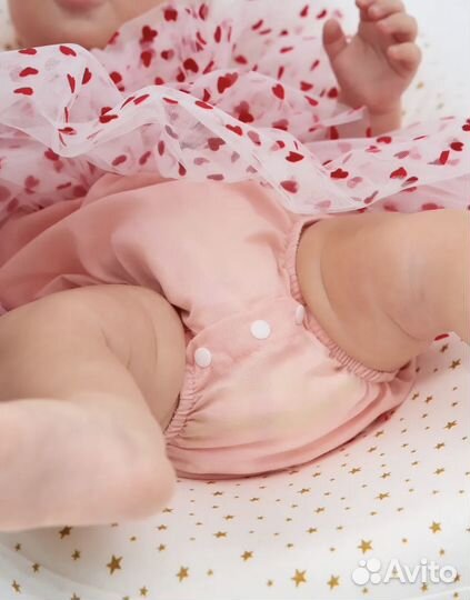 Платье боли с повязкой для новорожденной девочки