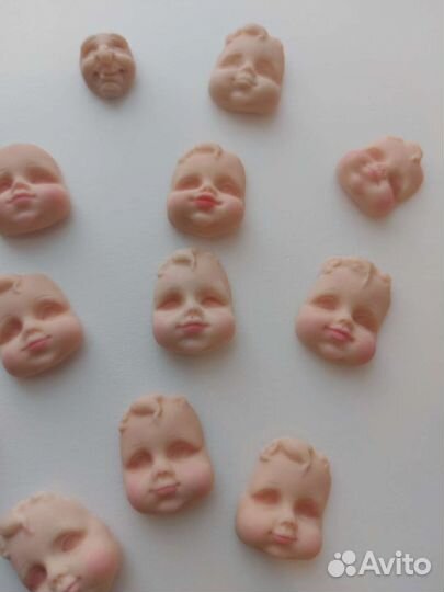 Личики для ватных игрушек