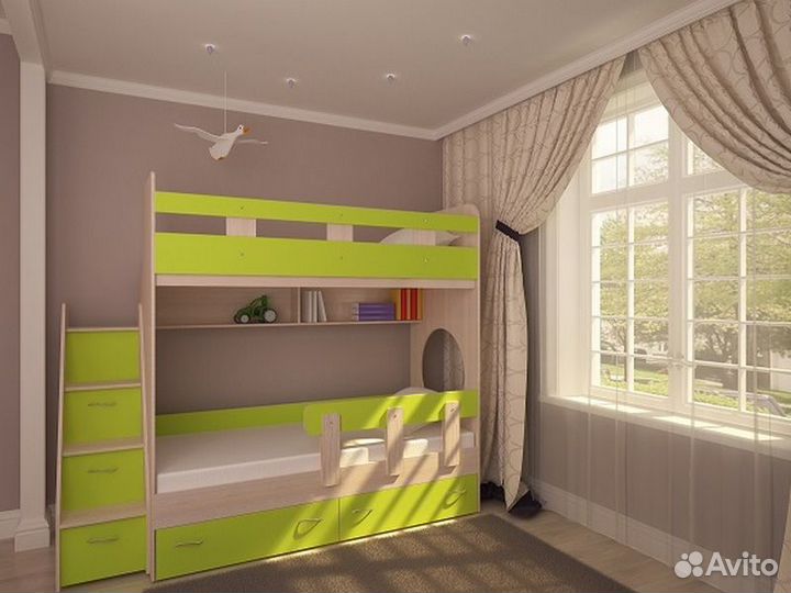 Двухъярусная кровать Юниор 1