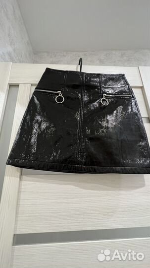 Кожаный сарафан женский 44 46