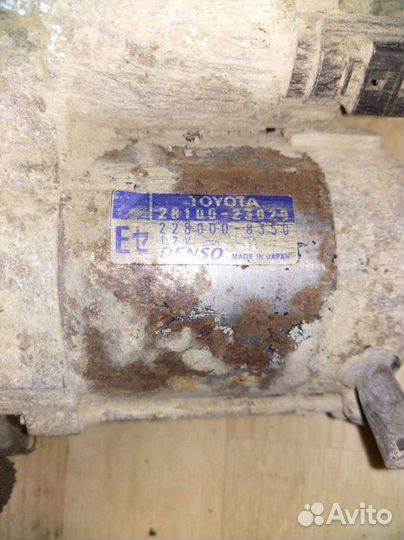 Стартер Toyota Vitz I 1 SZ 1999—2005