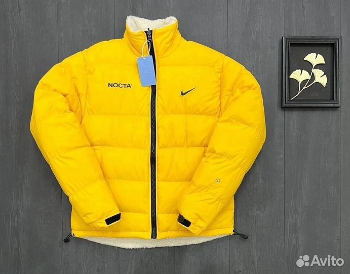 Двухсторонняя куртка барашка nike nocta