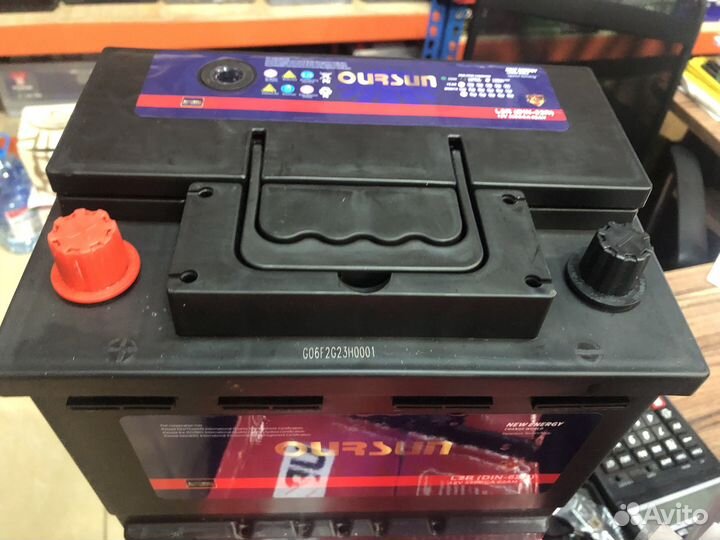 Аккумулятор Oursun 62Ач прямая поляр