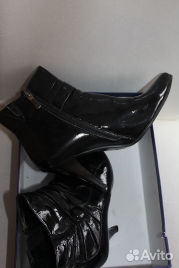 Ботильоны 39р лак кожа