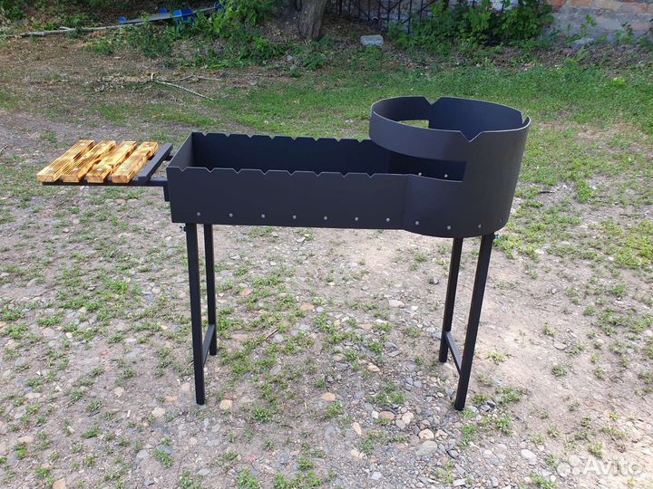 Мангал с подставкой под казан