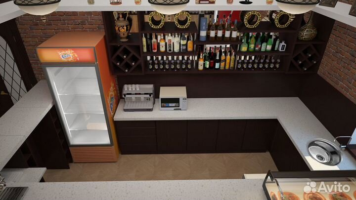 Барная стойка для кафе бу