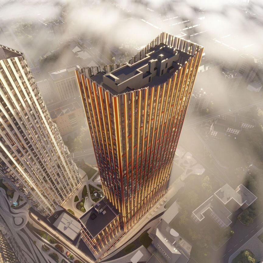 1-к. квартира, 51,4 м², 15/40 эт.