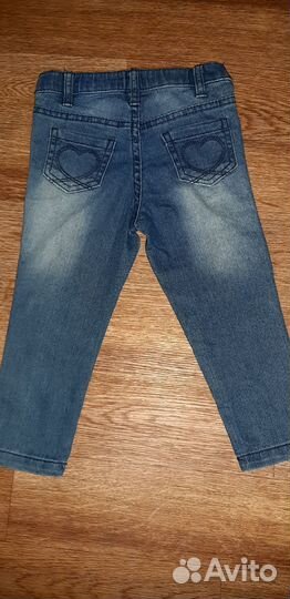 Джинсы для девочки новые 86