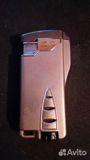 Газовая турбо зажигалка с крышкой.Times Pioneer