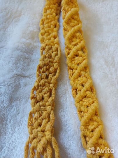 Повязка на голову/ободок макраме