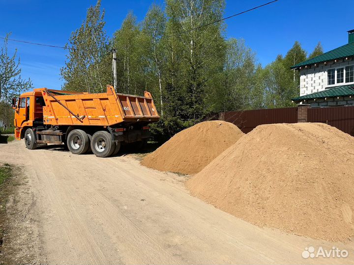 Песок карьерный