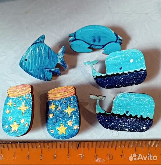 Деревянные значки