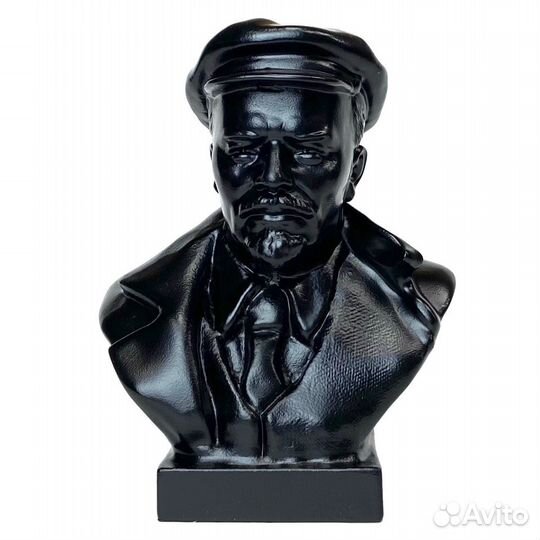 Бюст ленина В. И. В кепке 125 мм чугун