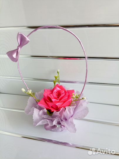 Розы из атласных лент волгоград