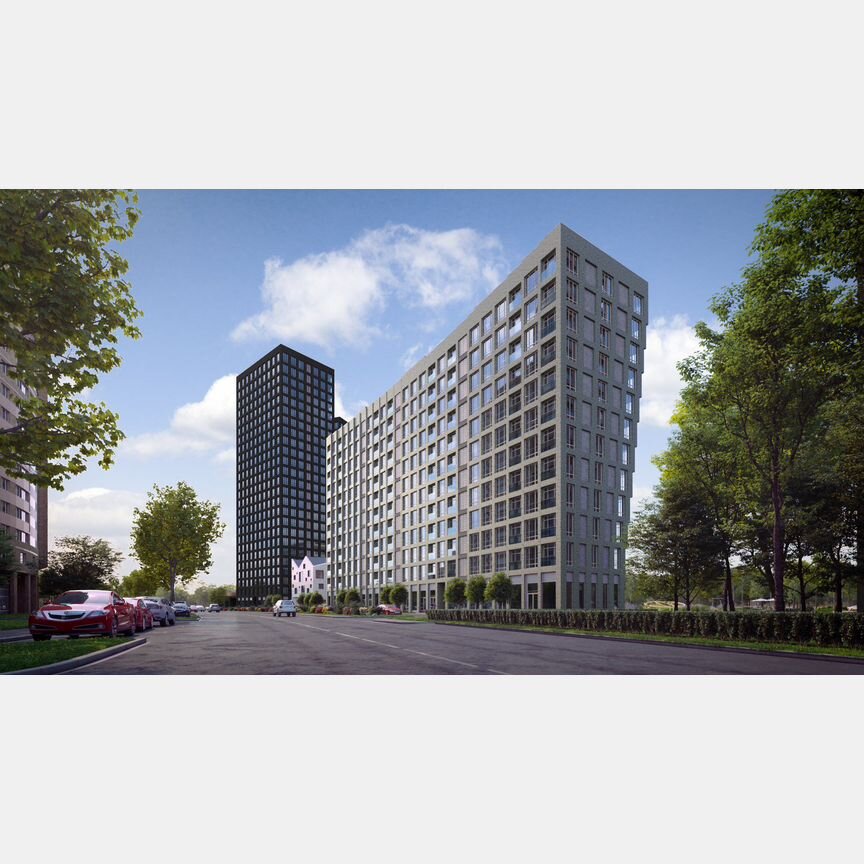Квартира-студия, 43,8 м², 19/25 эт.