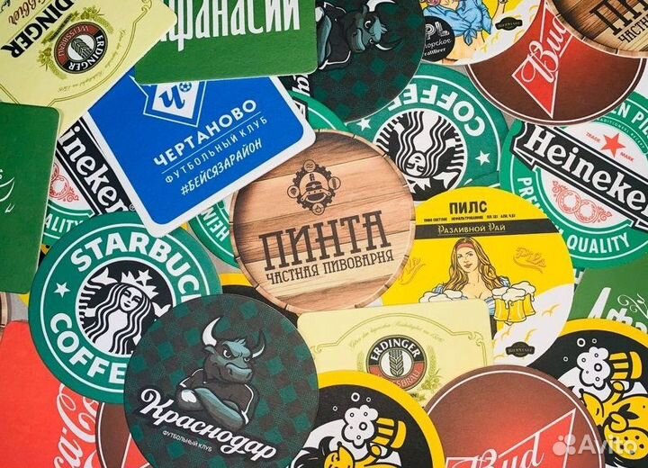 Бирдекели для кафе с вашим лого оптом