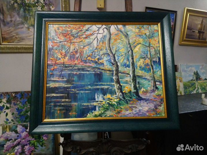 Картина масло холст. Живопись. Пейзаж