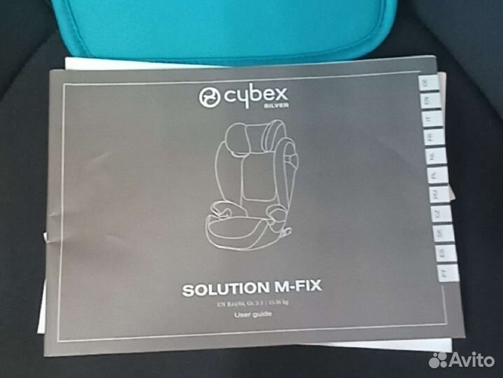 Детское автокресло Cybex Solution M-Fix (3-12 лет)