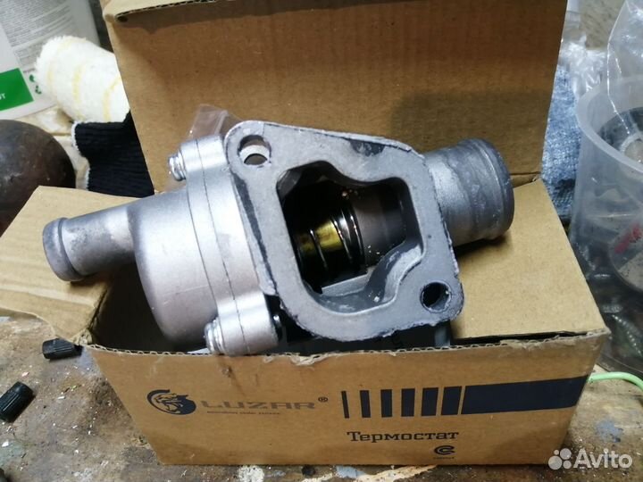 Помпа и термостат на ваз LADA datsun