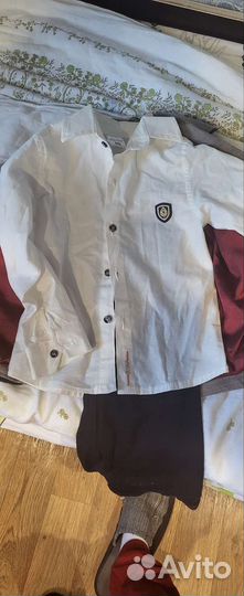 Костюм тройка (пиджак, брюки, рубашка)