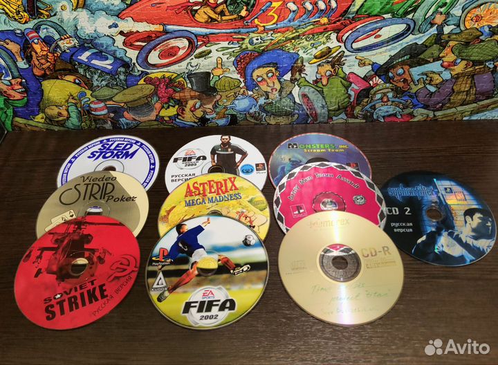 Диски Sony PlayStation 1 игры PS one