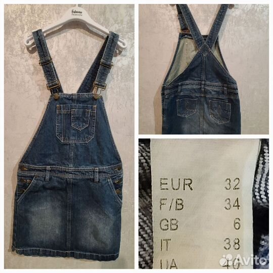 Джинсовый комбинезон