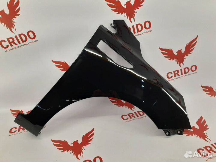 Крыло переднее правое Kia Rio 3 Carbon Grey Серый