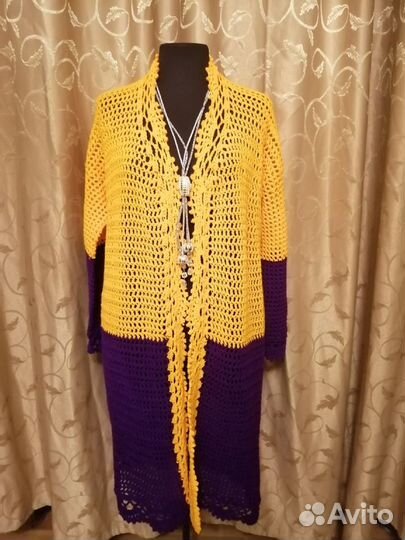 Кардиган вязаный женский Ручная работа