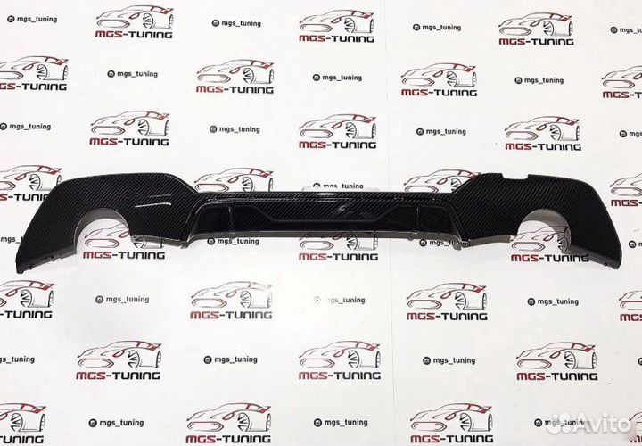Диффузор BMW 3 G20 M полностью под карбон