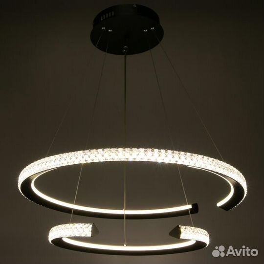 Люстра с пду 1540/2 LED 240Вт 3000-6000К диммер че