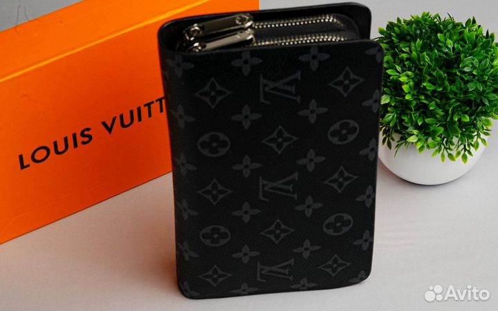 Органайзер Louis Vuitton Zippy Monogram Eclipse лю