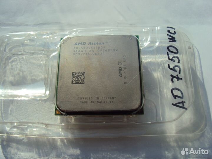 Процессор AMD AtIon X2 Dual Core 7550