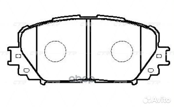 Колодки GK1173 CTR