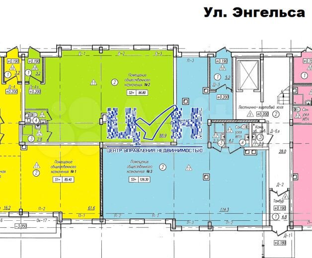 Свободного назначения, 98.6 м²