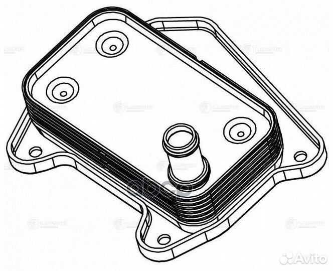 Радиатор Масляный Для А/М C (W203) (00) Luzar