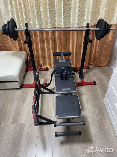 Штанга скамья стойки