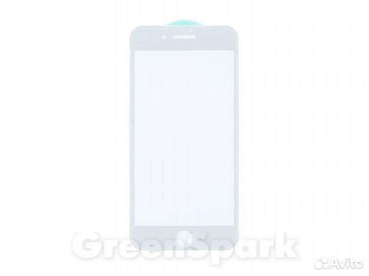 Защитное стекло 6D для iPhone 7 Plus/8 Plus белый