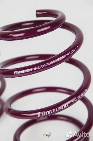 Пружины Vogtland с занижением Porsche Boxster 982