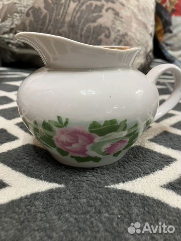 Фарфоровый сливочник СССР