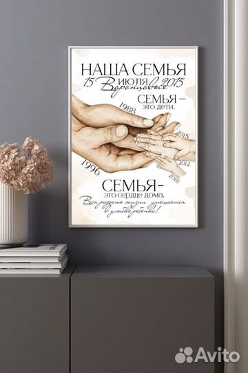 Постер семья