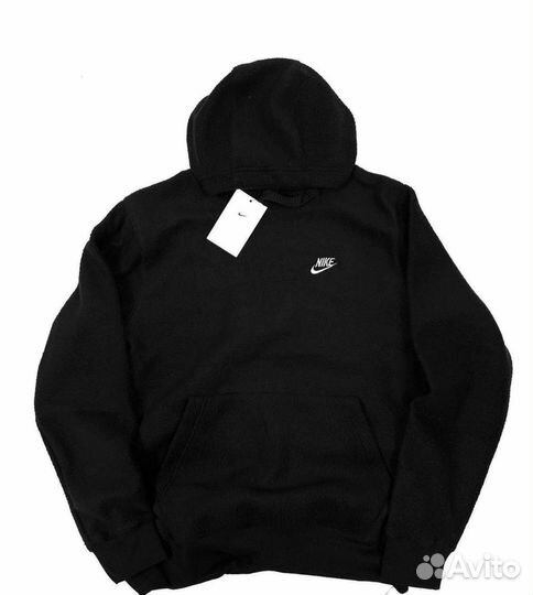 Худи Nike барашек черная