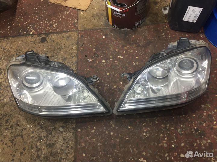 Фара передняя левая мерседес ML W164