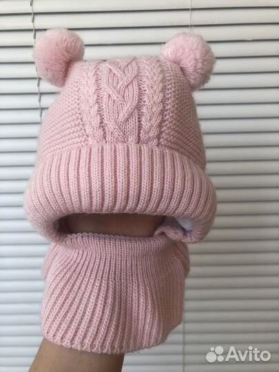 Шапка шлем журавлик 38-40