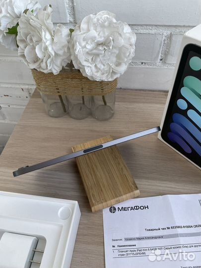 iPad Mini 6 64Gb Space Gray, Идеал, Чек