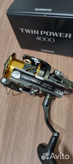 Катушка shimano twin power 4000