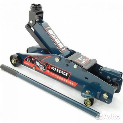 Домкрат подкатной гидравлический 2,5т с фиксацией