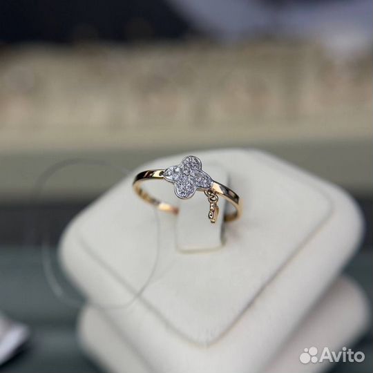 Золотое женское кольцо 585 золото